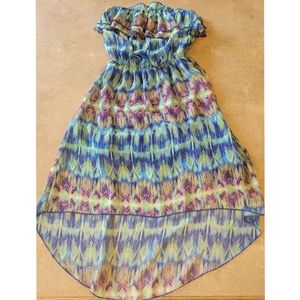 Maurices Strapless High Low Dress